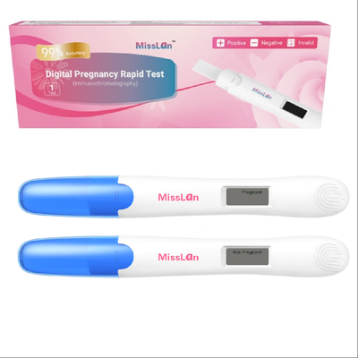 30 Maanden Één 1st de Reactiezwangerschap van Kit Urine Strip For OTC van de Stap Digitale HCG Test